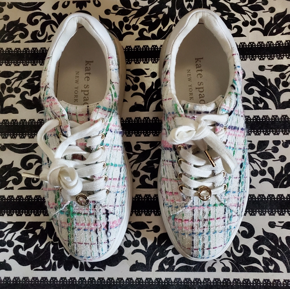 Kate Spade Tweed Sneakers